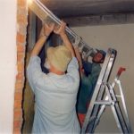 Монтаж потолочного модуля вокальной кабины